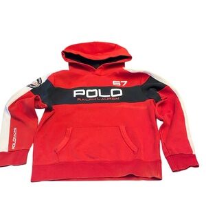Polo Ralph Lauren Unisex Hoodie Sweatshirt Pullover Racing Alpine Sport 67